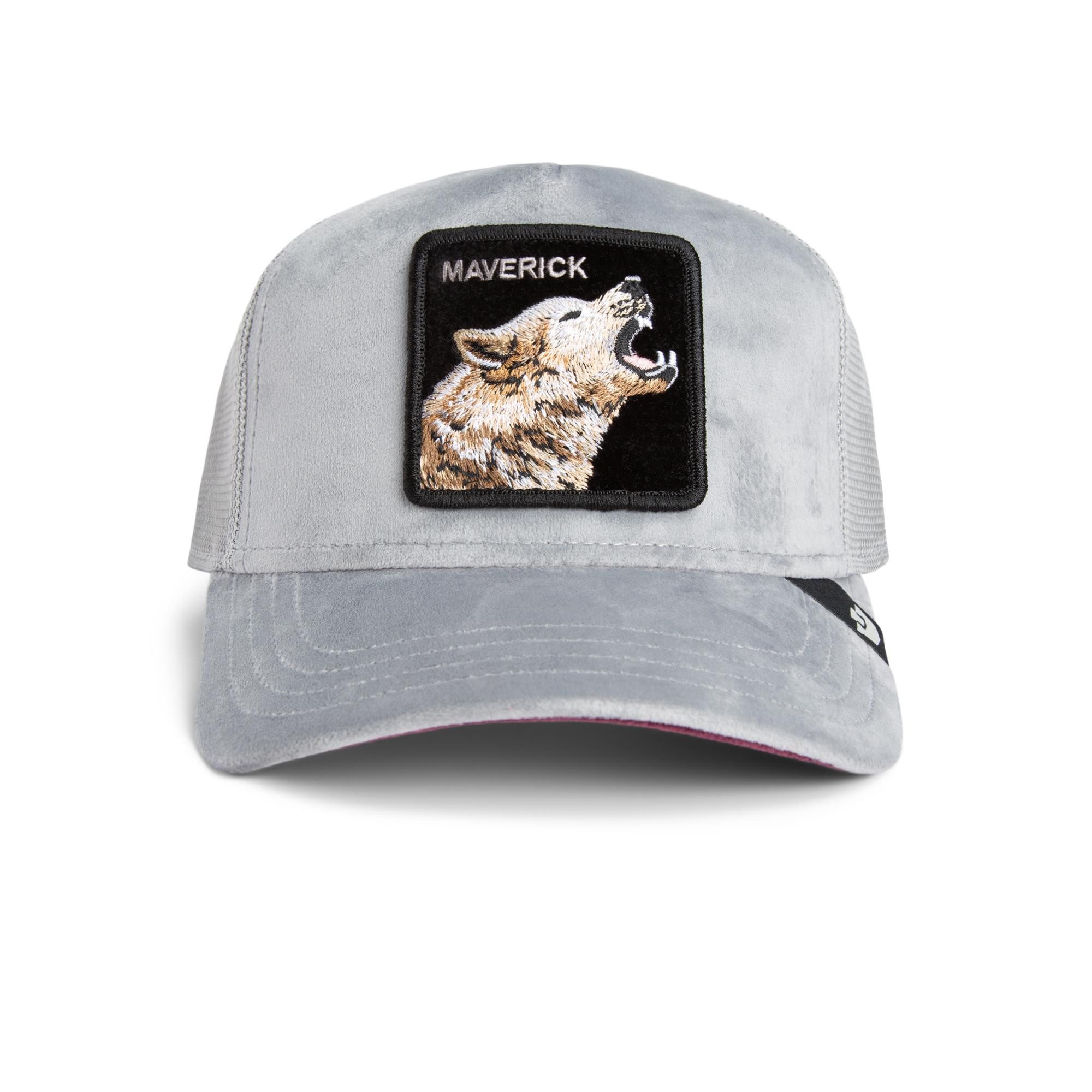 Trucker Cap Goorin Bros. Trucker Cap Velour Wolf GLOSS Gray