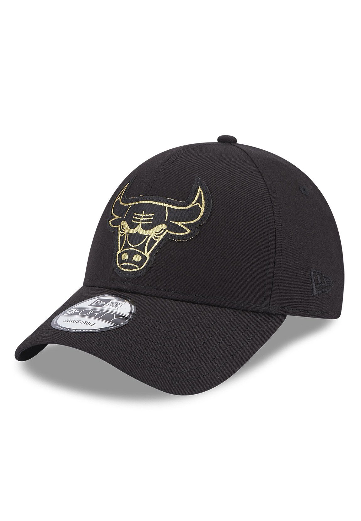 Baseball Cap New Era Metallic Badge 9Forty Adjustable Cap CHICAGO BULLS