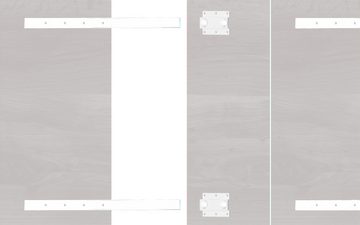 Natural Goods Berlin Ansteckplatte Tischplattenverlängerung, 2St., Ansteckplattenhalter, Tischplattenhalterung, Erweiterungsplattenstütze