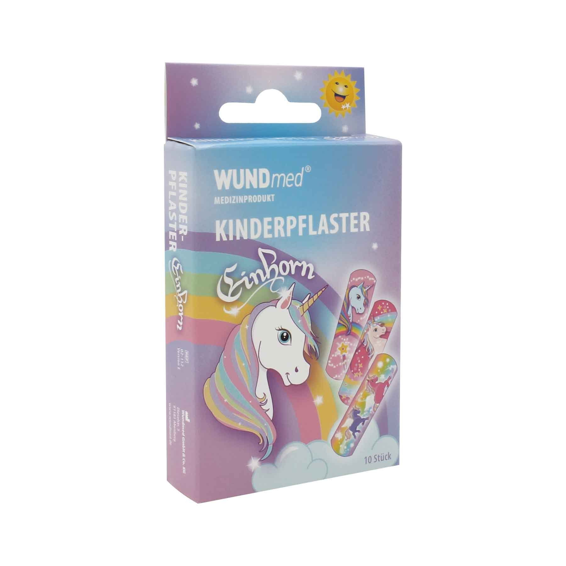 Wundmed Wundpflaster WUNDmed® Kinderpflaster "Einhorn" 63 x 19 cm 10 Stück/Packung