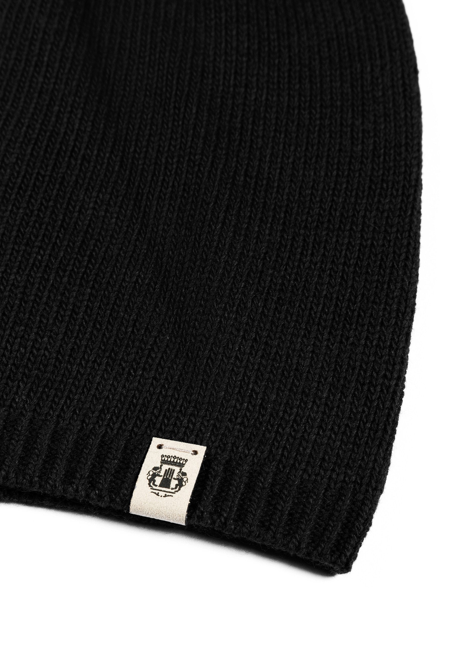 Roeckl Strickmütze ESSENTIALS MÜTZE C Feinstrickmütze mit Rippbündchen