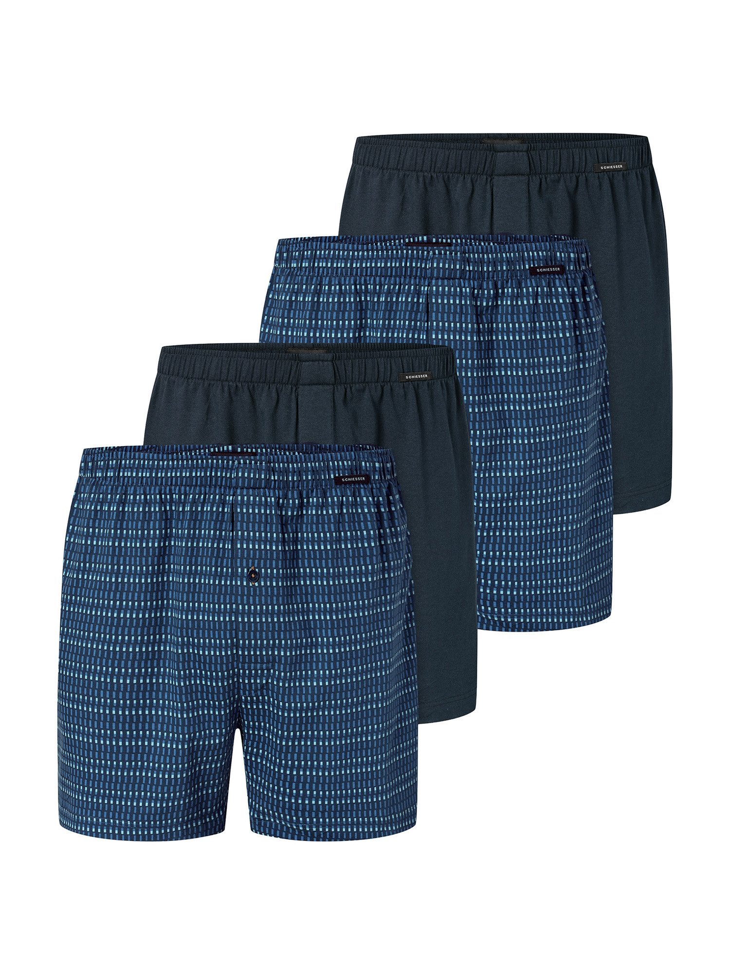 Schiesser Boxer Multi (4-St) Boxershorts, Unterhose, Boxerbriefs