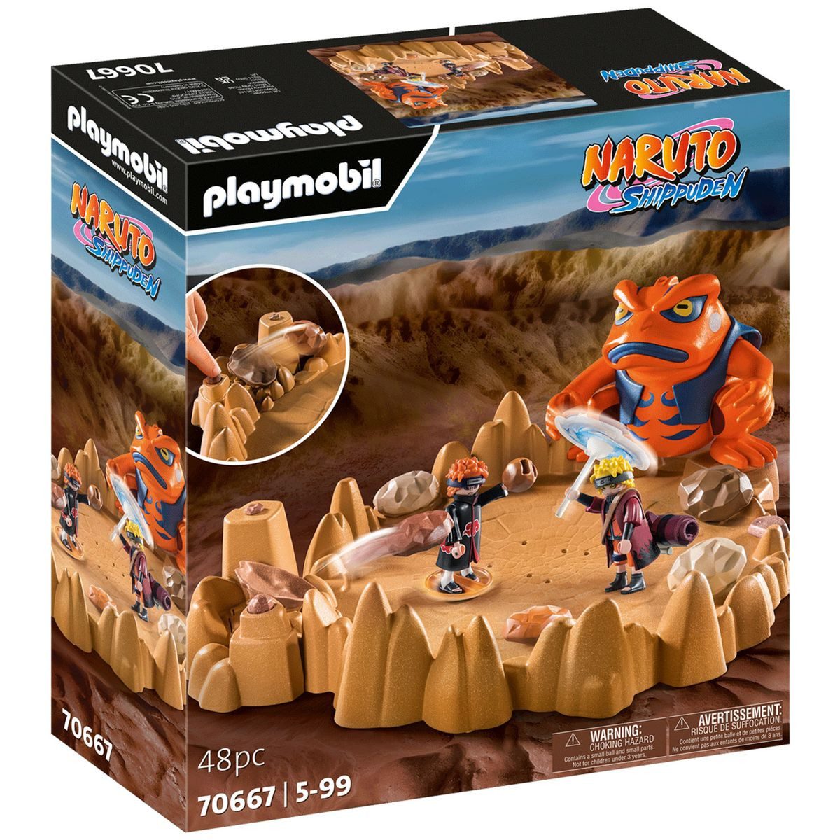 Playmobil® Actionfigur PLAYMOBIL® 70667 - Naruto Shippuden - Naruto vs. Pain