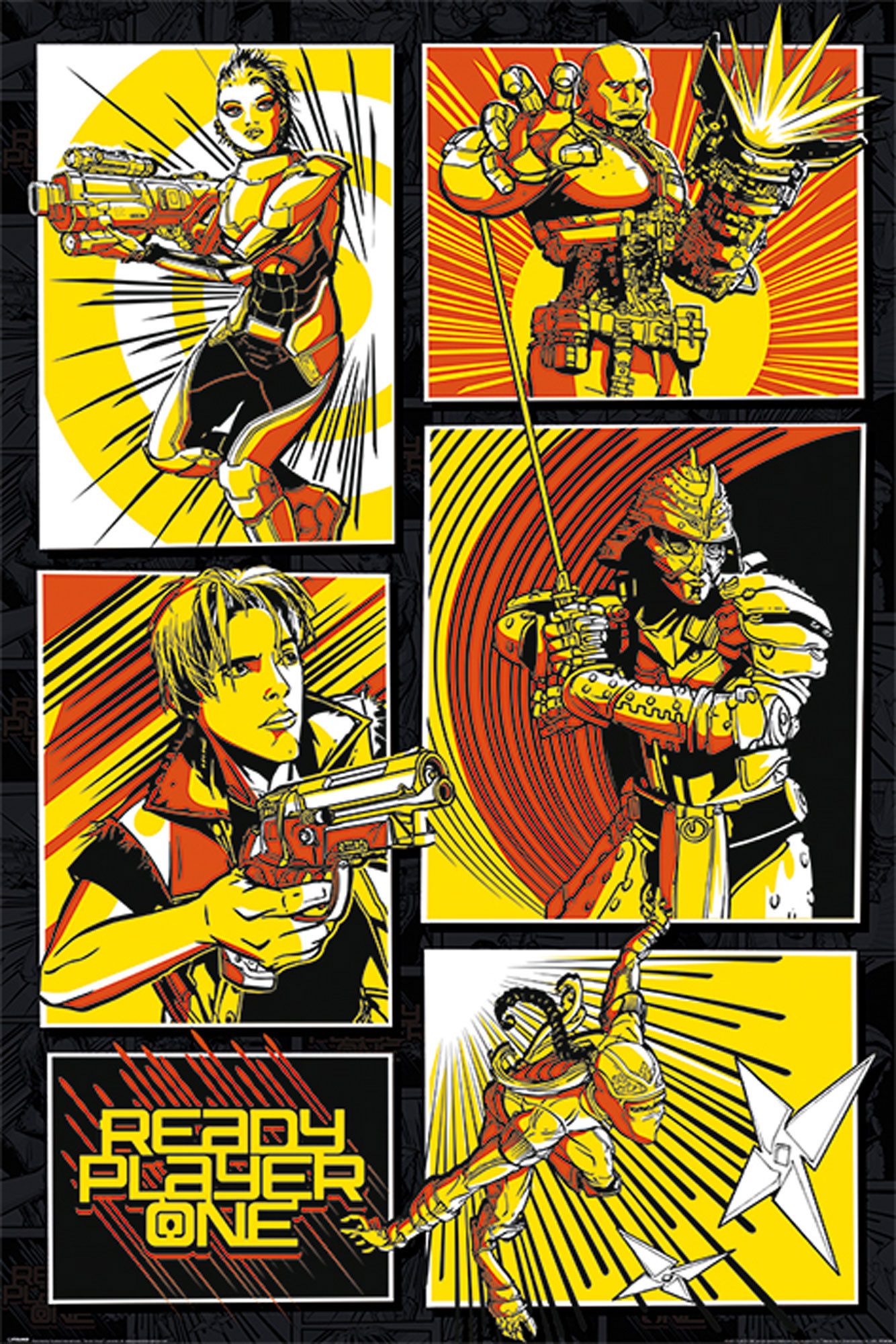 Poster Ready Player One - Poster - Comic Panels