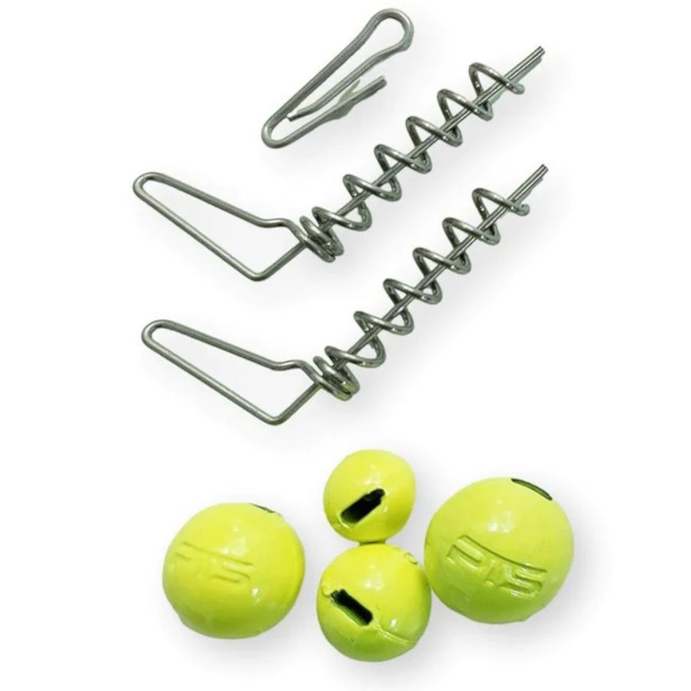 Pikecraft Kunstköder Pikecraft The System Light Set UV Yellow Lead Free - Schraubspiralen