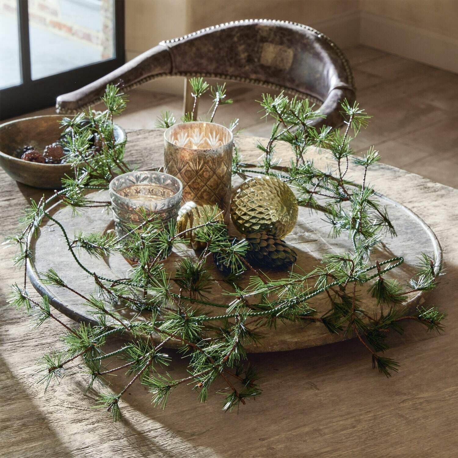 Kunstgirlande Girlande 2er Set Bohicon grün, Mirabeau, Höhe 180.0 cm günstig online kaufen