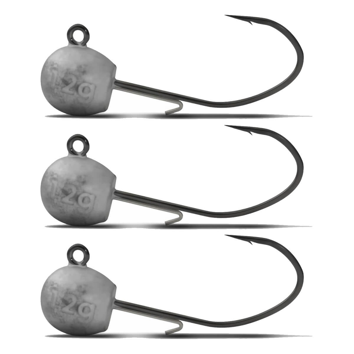 VMC Jighaken VMC Bullet Jig jigköpfe mit Köderhalter, (3-St)
