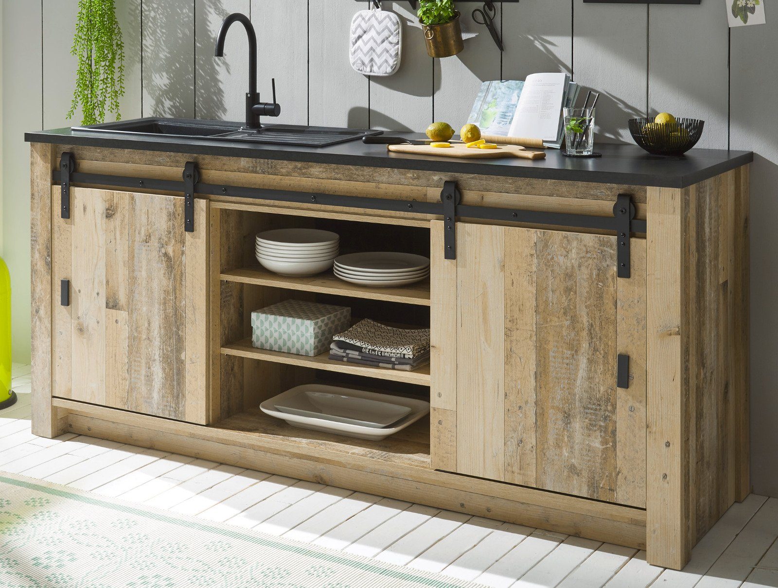 Furn.Design Spülenunterschrank Stove (Küchenschrank in Used günstig online kaufen
