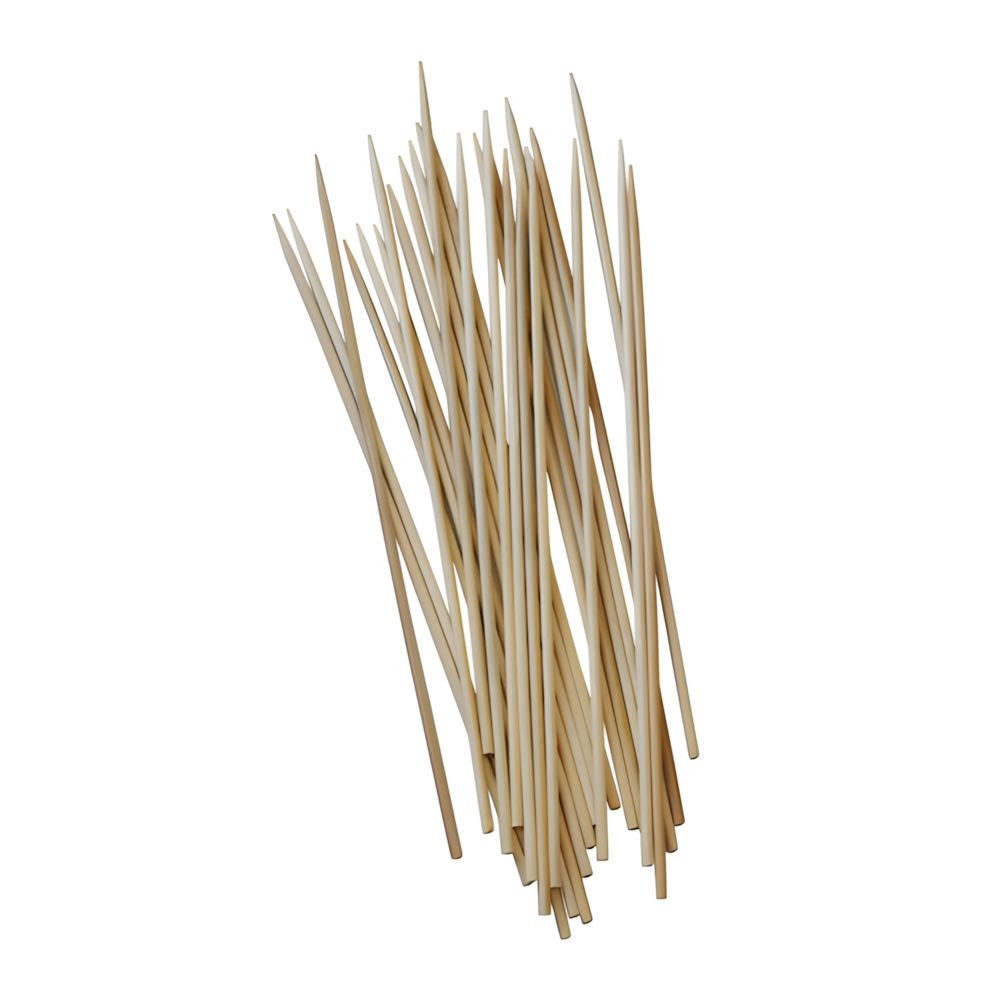 PAPSTAR Schaschlikspieße Schaschlikspieße, Holz pure Ø 3 mm, 20 cm 6000 Stk