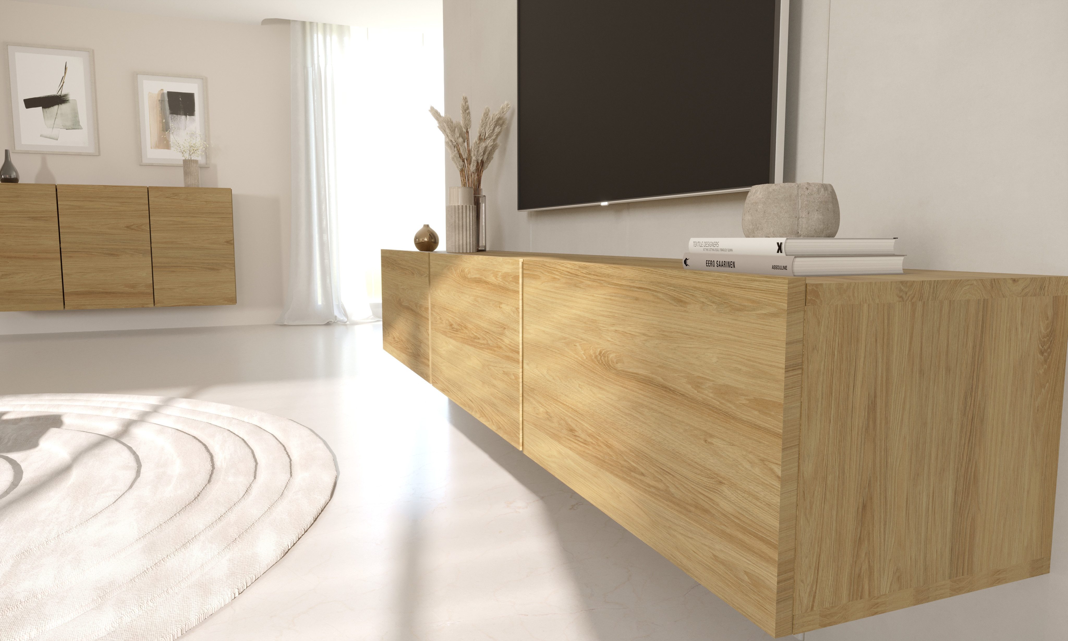Bjird Lowboard TV-Schrank "Dallas" Hängendes TV-Board günstig online kaufen