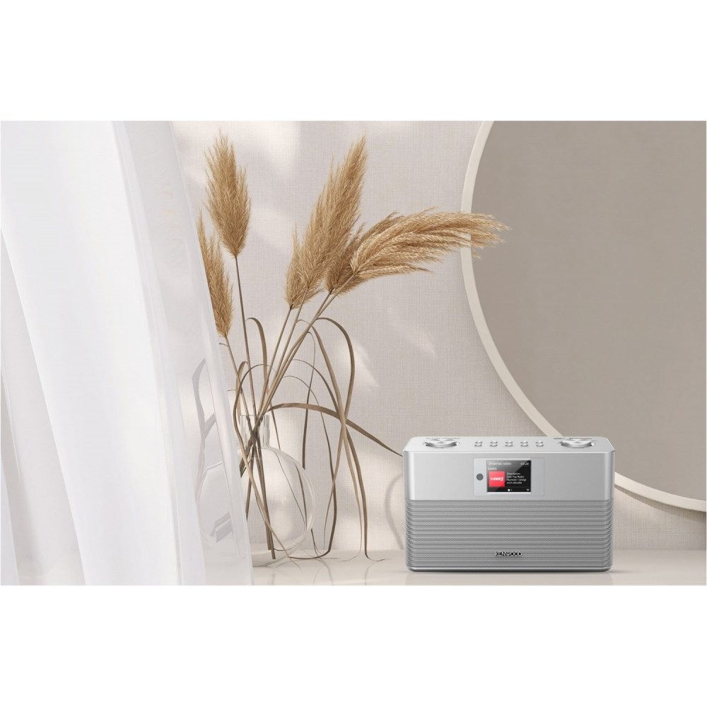 Kenwood Kenwood CR-ST100S Internetradio mit Bluetooth und DAB+ Internet-Radio (Internetradio über WLAN, DAB+ und UKW-RDS Empfang, Bluetooth Streaming möglich, Spotify-Connect integriert, Bluetooth Streaming möglich)