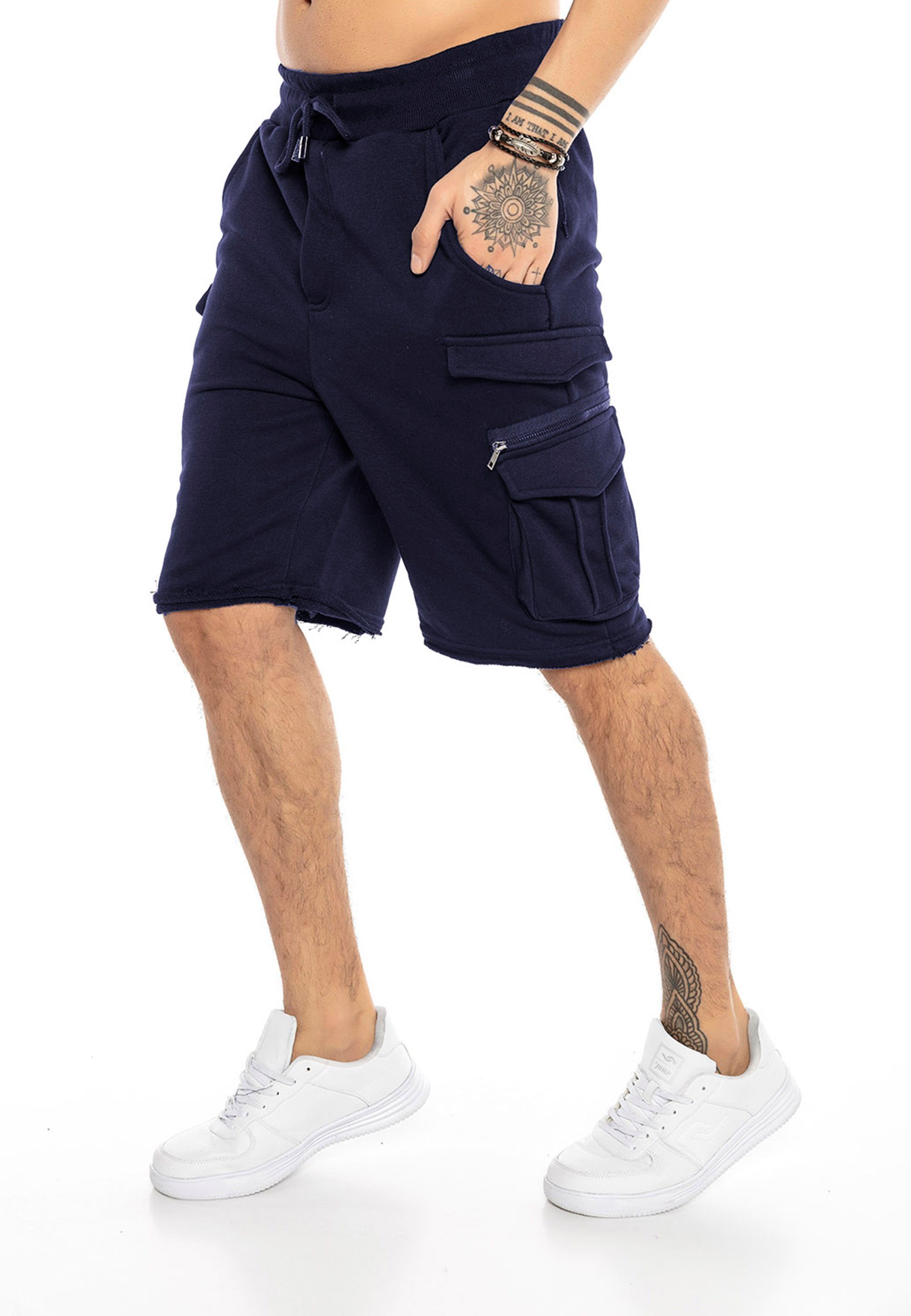 Sweatshorts Red Bridge Herren Shorts Kurze Hose Cargo Sweatpants