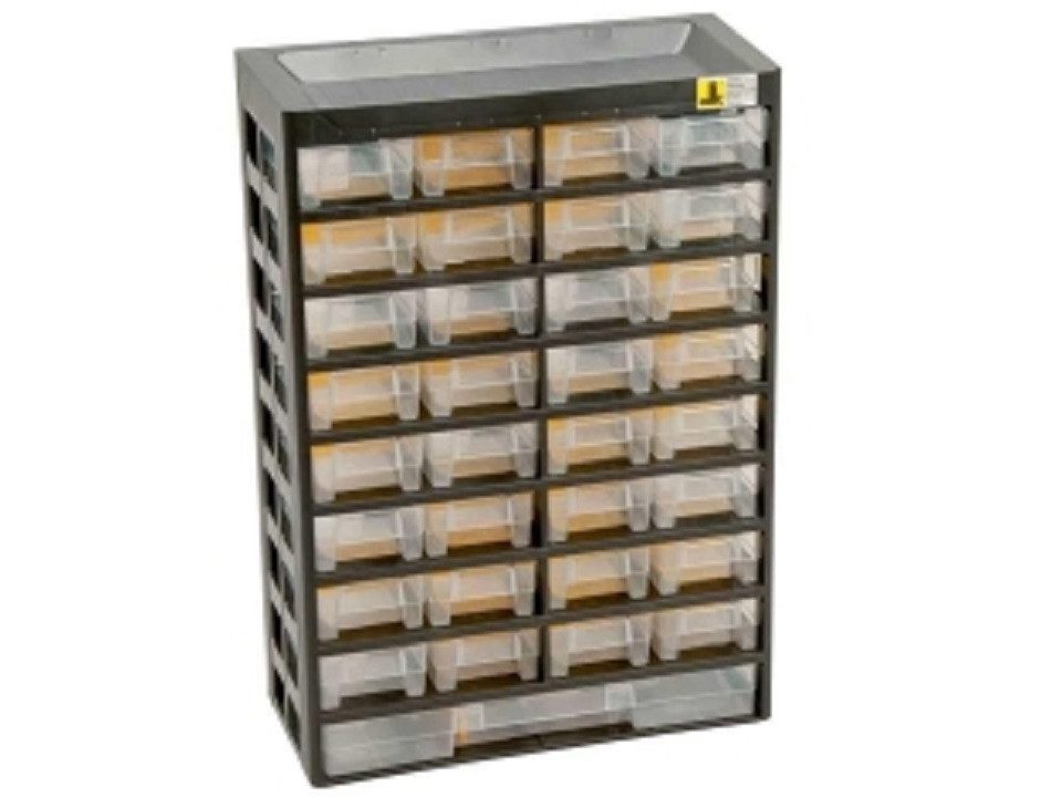 HaWe Kleinteilemagazin HaWe Kleinteile-Magazin Vario-Plus Basic, 46.150, (1 St), Ablagefach im Deckel