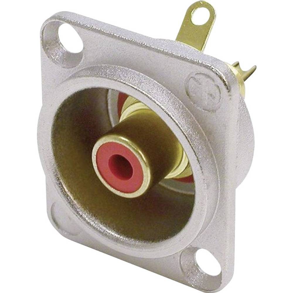 Profi-Cinch-Flanschbuchse vergoldet Audio- & Video-Adapter