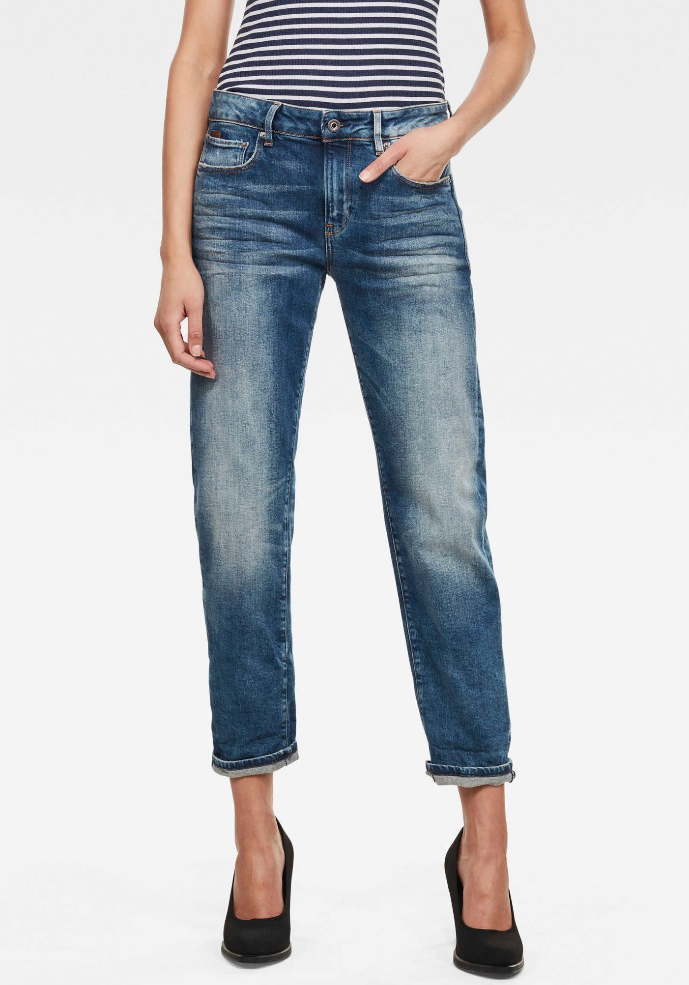 G-Star RAW Boyfriend-Jeans Kate Boyfriend mit authentischen Used Effekten