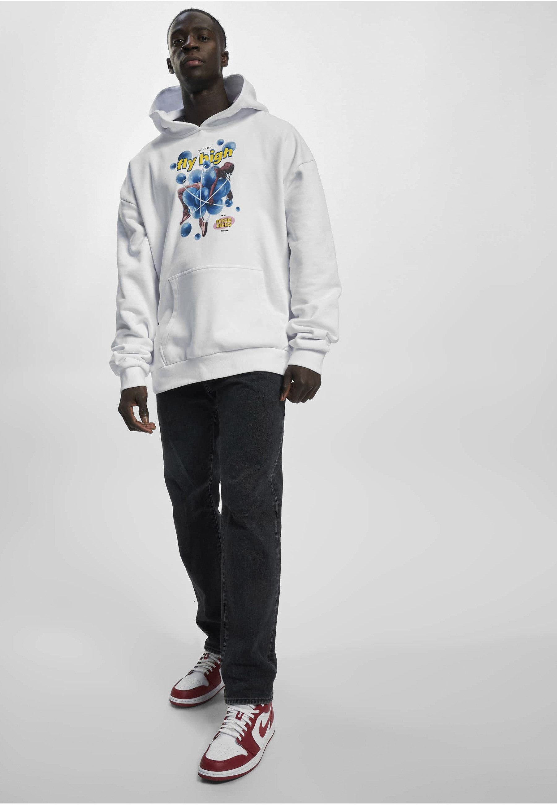 MisterTee Hoodie MisterTee Herren Psychadellic Heavy Oversize Hoody (1-tlg)