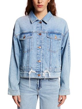 edc by Esprit Jeansjacke Oversized Jeansjacke in leichter Waschung