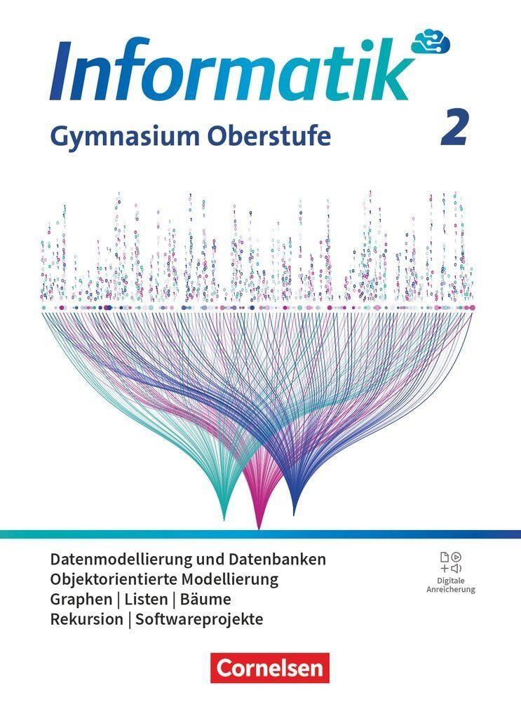 Informatik - Allgemeine Ausgabe - gymnasiale Oberstufe - Band 2 Objekt / Albert Wiedemann, Peter Brichzin, Klaus Reinold, Johannes Neumeyer, Florian Janus, Objektorientierte Modellierung, Datenmodellierung und Datenbanken, Graphen, Listen, Bäume, Rekursion - Schulbuch