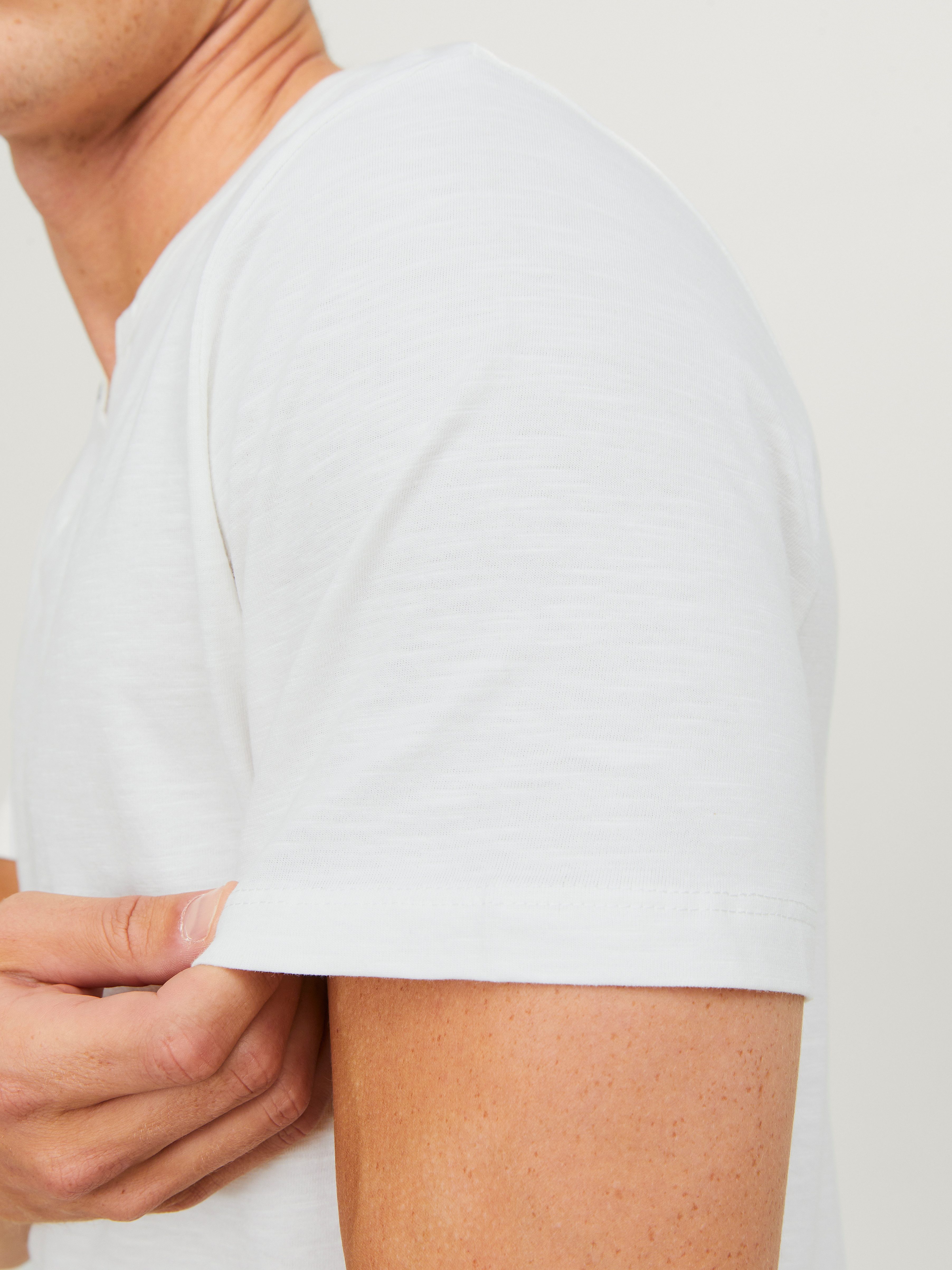 Jack & Jones T-Shirt SPLIT NECK TEE