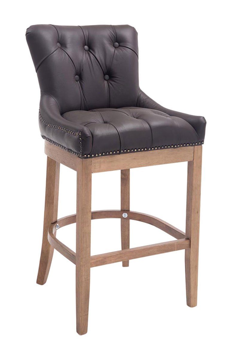 CLP Barhocker Barhocker Lakewood Echtleder, Antik-hell
