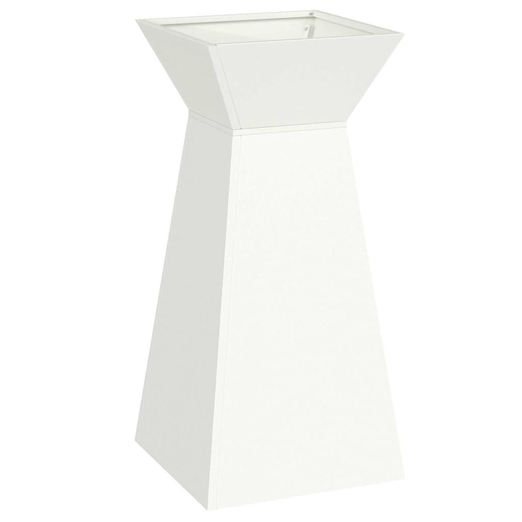 vidaXL Blumentopf Säulen Pflanzer Weiß 35 günstig online kaufen