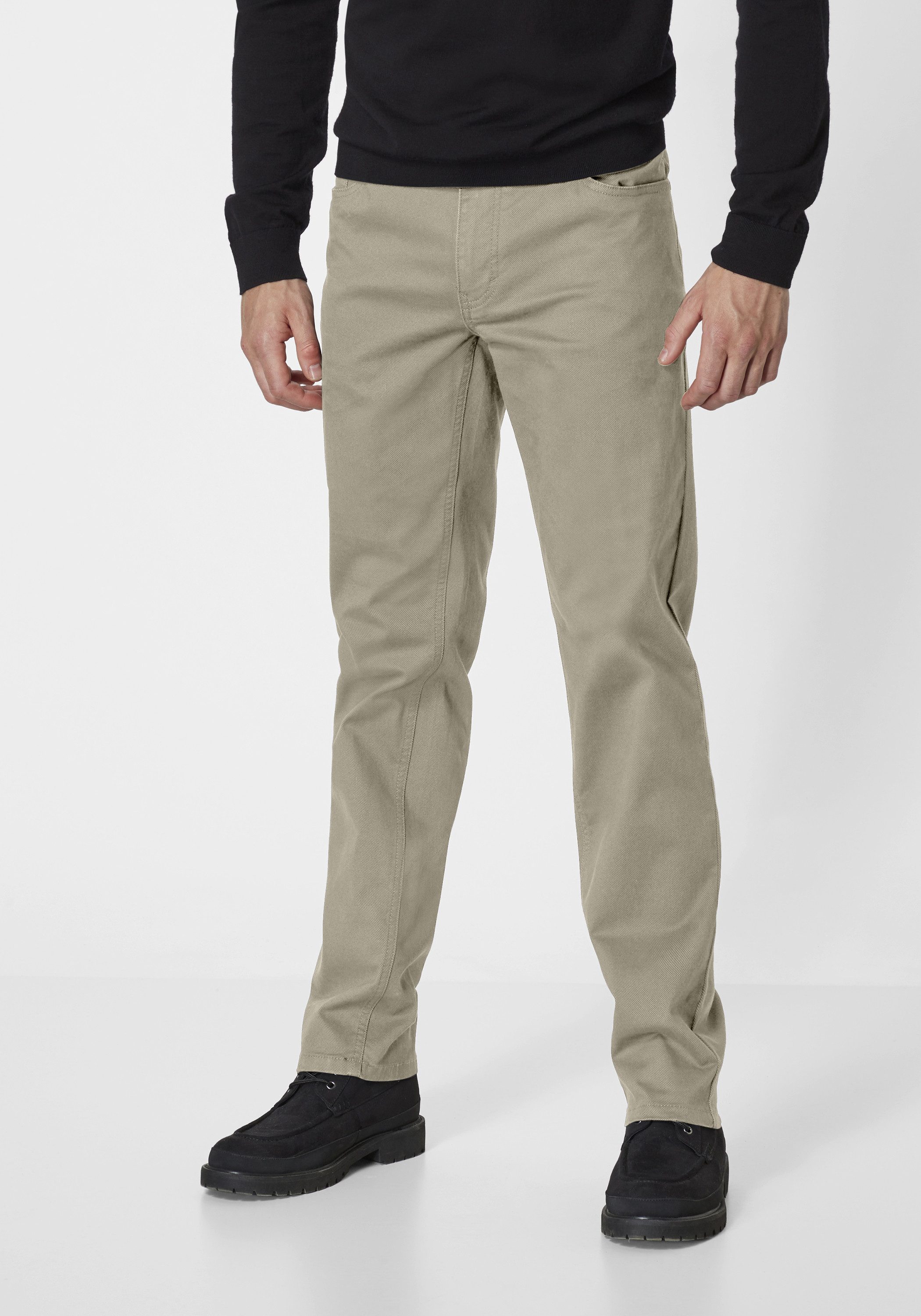 Redpoint Stoffhose MONTREAL Straight Fit Stoffhose mit Dehnbund und dezentem Printmuster