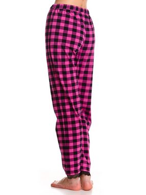 Pussy Deluxe Schlafshorts Pink Checkered