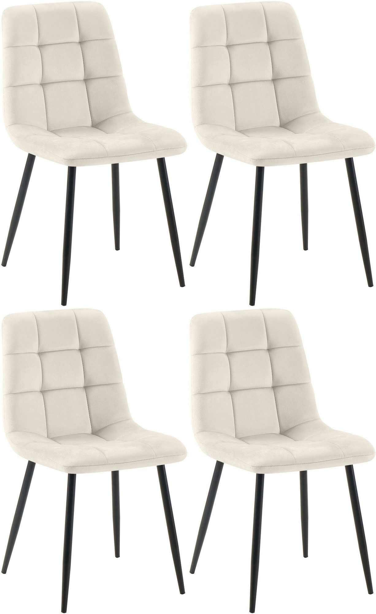 CLP Esszimmerstuhl Tilde (4er Set, 4 St), mit Rückenlehne, bis 150 kg günstig online kaufen