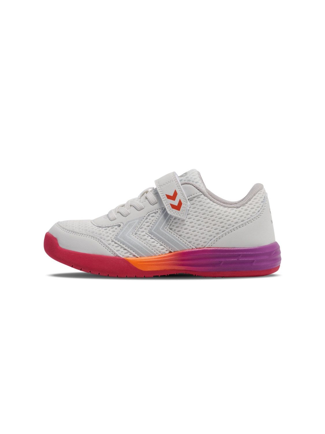 hummel MULTIPLAY FLEX VC JR Hallenschuh Indoor Sportschuhe mit Klettverschluss, nicht abfärbende Sohle