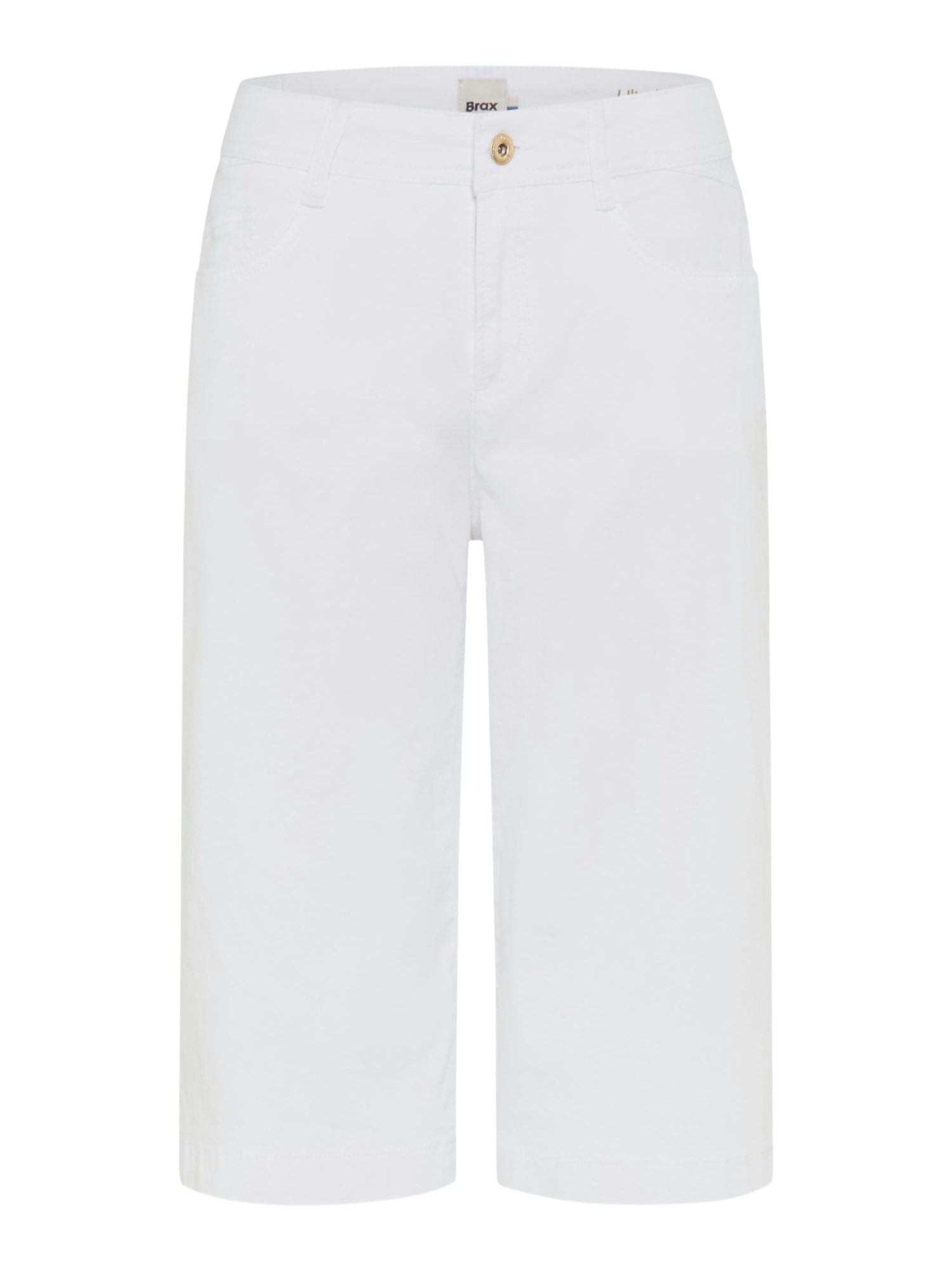 Brax 5-Pocket-Jeans weiß,Casual,Baumwolle,Unifarben,Wide Leg,Mittel