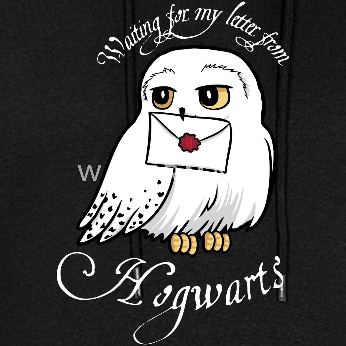 Spreadshirt Hoodie Harry Potter Hedwig Brief Unisex Oversize Hoodie (1-tlg)