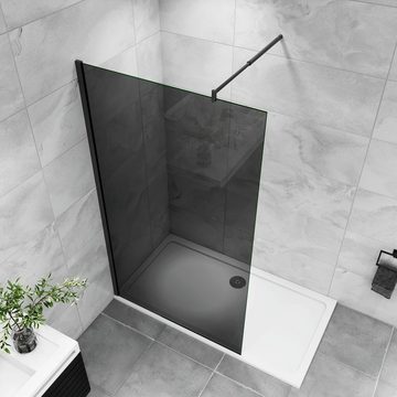 duschspa Duschwand 200cm 8mm ESG Duschwand Duschtrennwand Walk in Dusche Glaswand, Einscheibensicherheitsglas, Sicherheitsglas, (Set), Glas