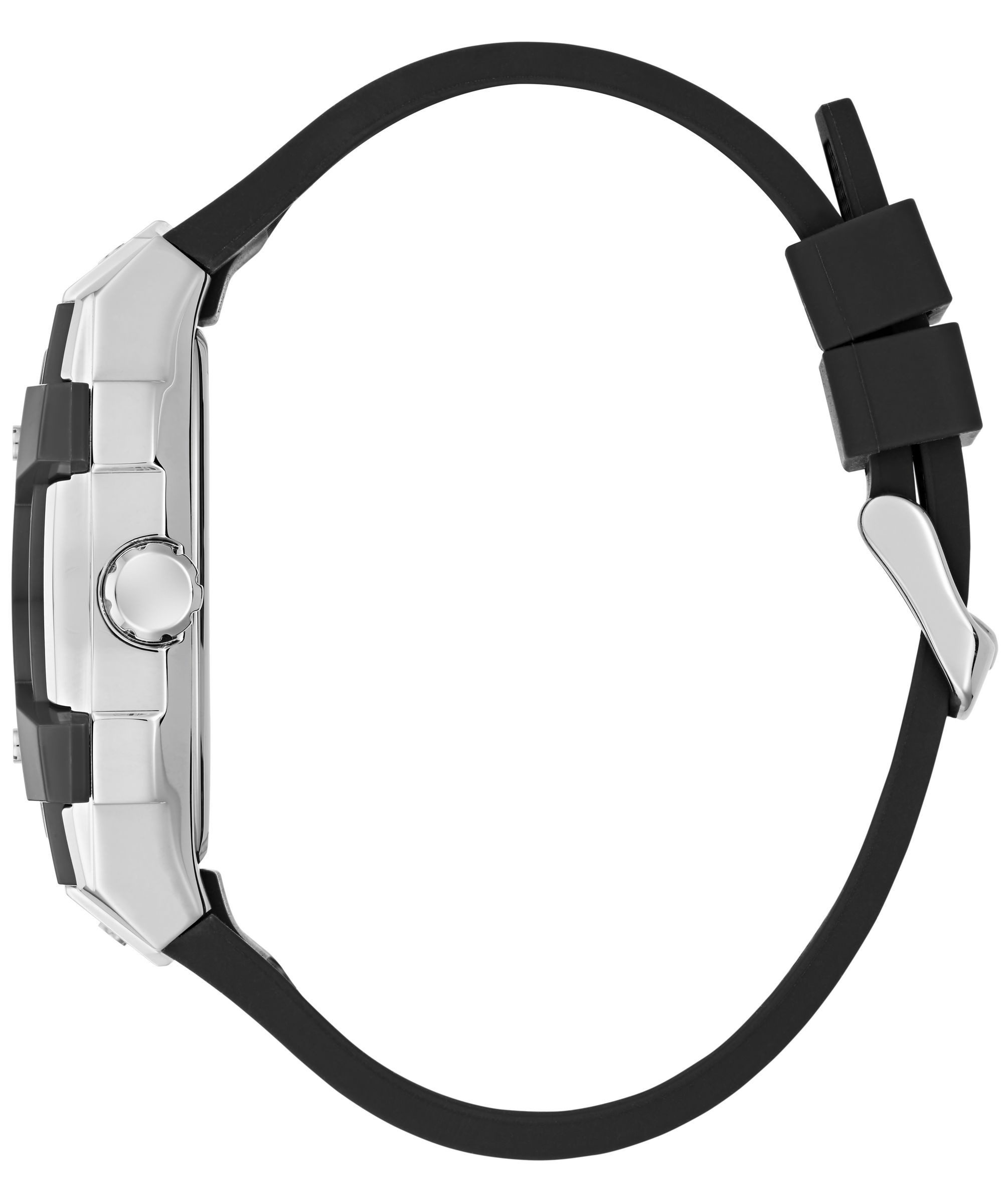 Guess Multifunktionsuhr PHOENIX GW0956G1, Quarzuhr, Armbanduhr, Herrenuhr, Silikonarmband, analog, Wochentag