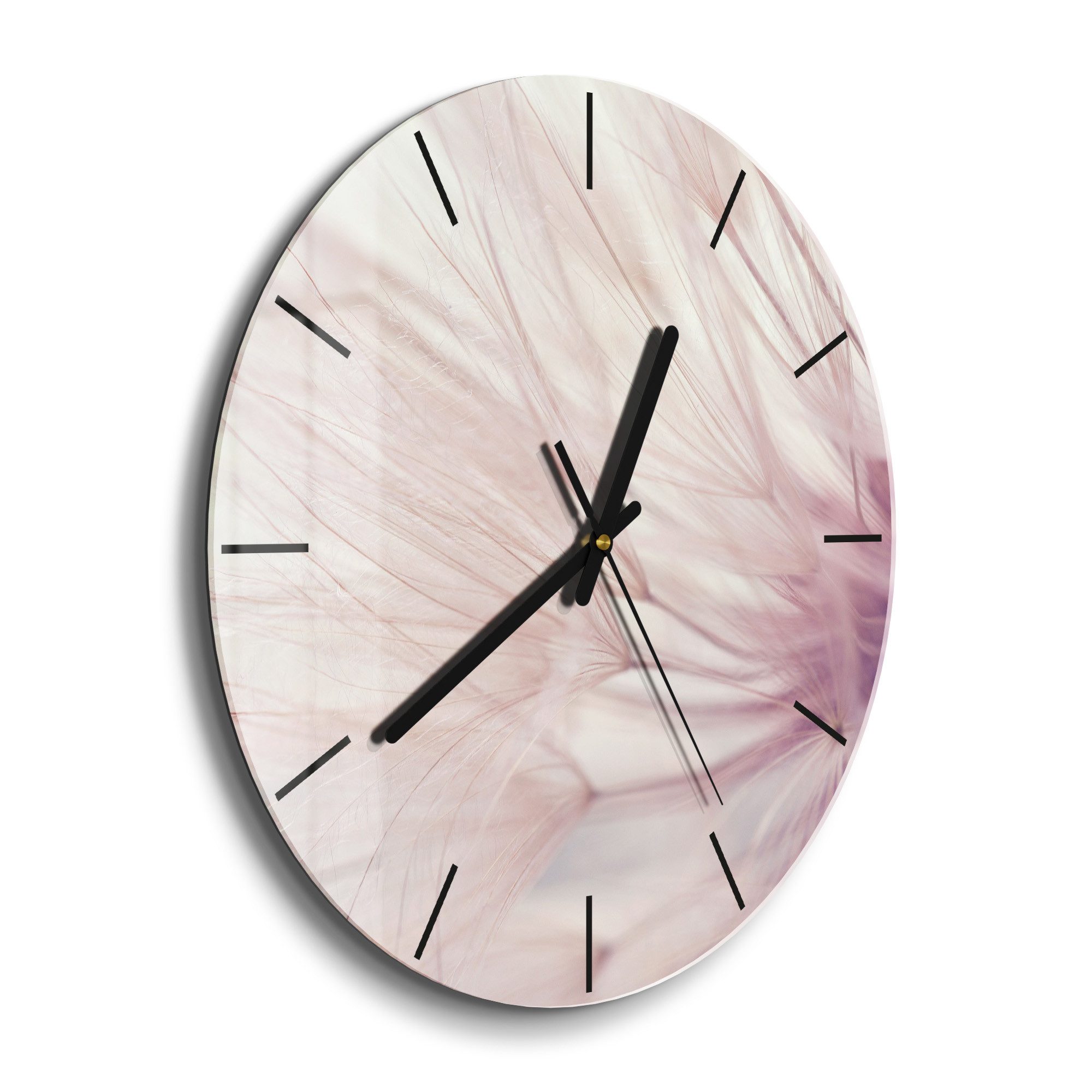 DEQORI Wanduhr 'Zarte Pusteblume' (Glas Glasuhr günstig online kaufen