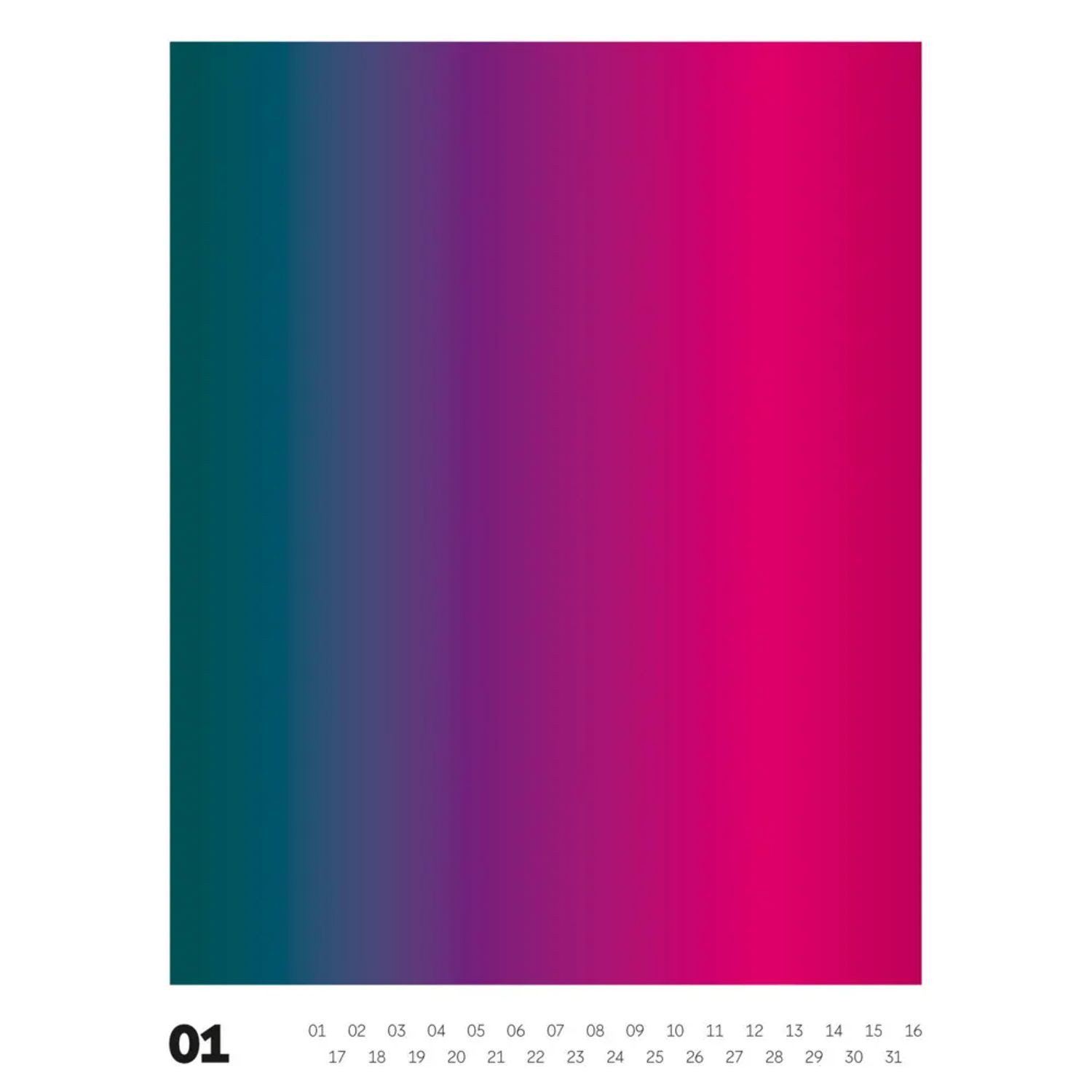 Ackermann Wandkalender PaperShape - Dieser Kalender ist ein Unikat - Immerwährender Kalender