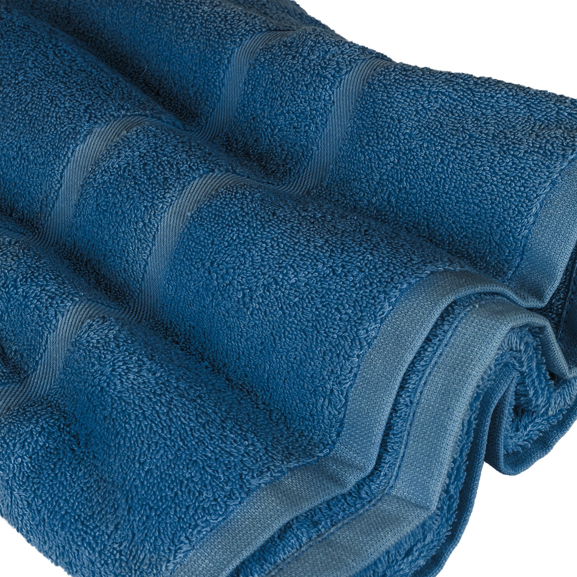 StickandShine Dunkelblau Duschtücher Saunatücher 500 in Handtuch Wahl GSM Handtücher zur Badetücher 100% Gästehandtücher Baumwolle