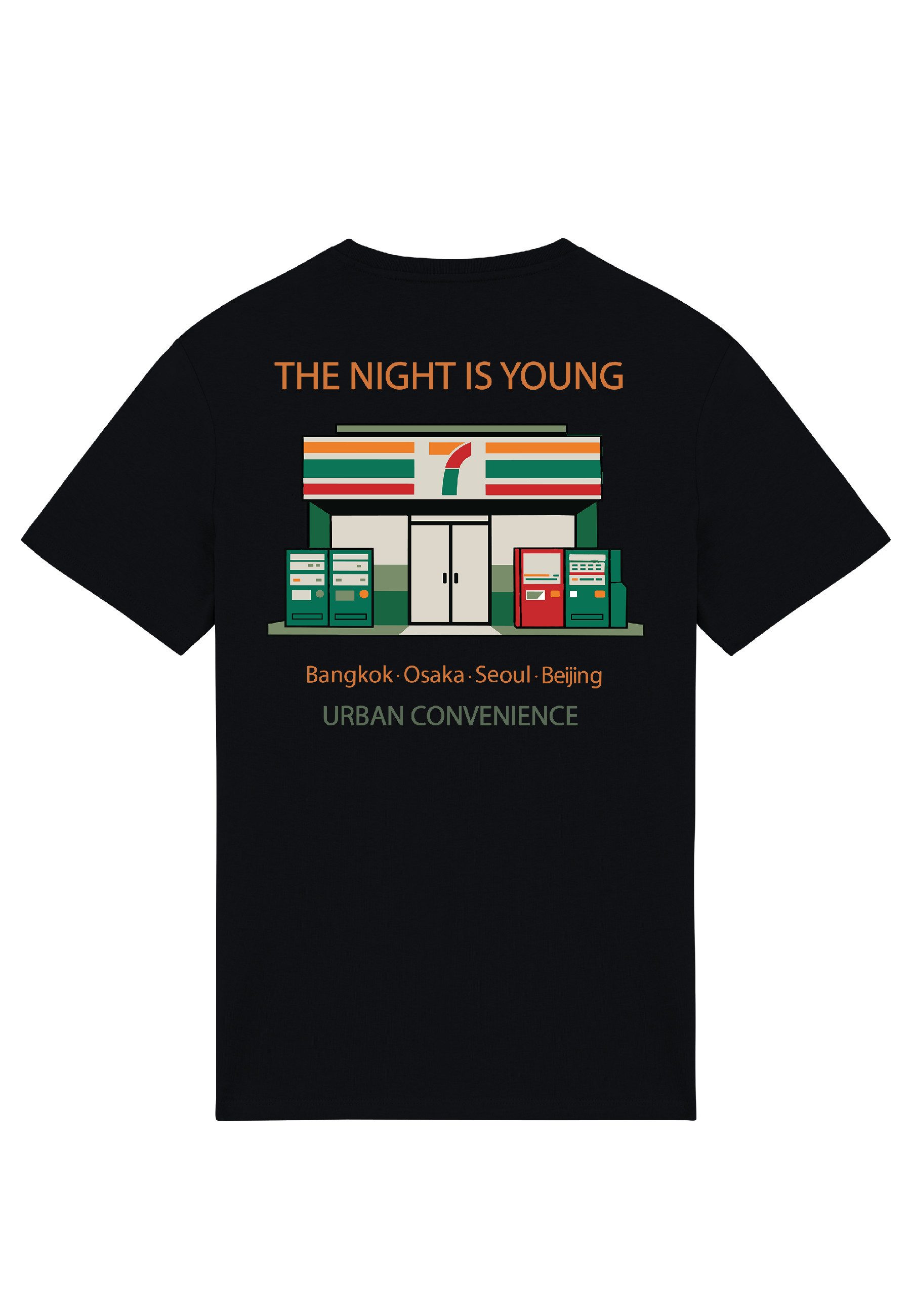 RoamLikeSummer T-Shirt The Night Is Young (kein Set) Bio-Baumwolle