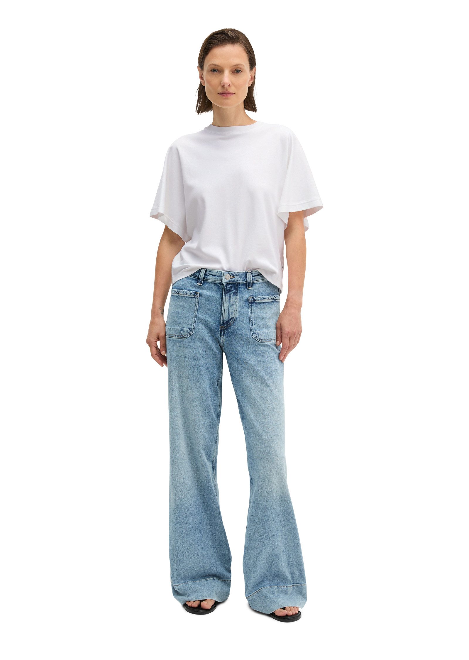 Marc O'Polo Weite Jeans aus Organic-Cotton-Polyester-Stretch – Bild 5 von 5