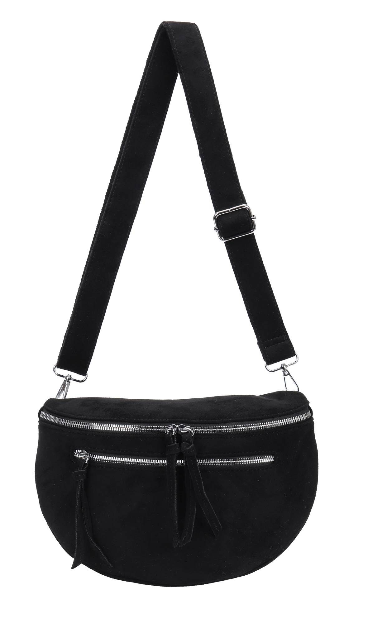 ITALYSHOP24 Bauchtasche Damen Gürteltasche Hüfttasche Bodybag günstig online kaufen