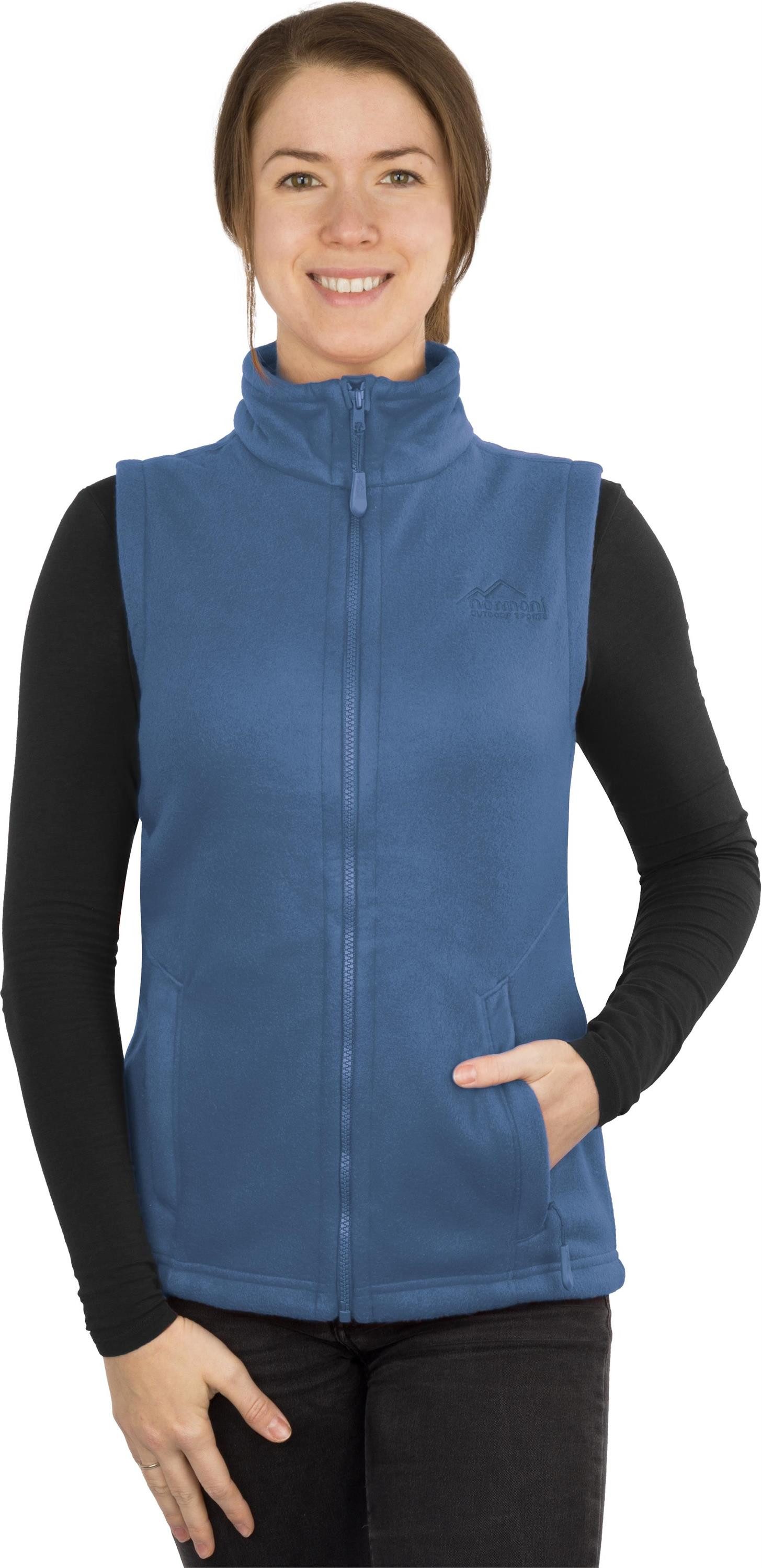 normani Fleeceweste Damen Fleeceweste Kiamika Übergangsweste mit Einschubtaschen Outdoorweste Winterweste – Bild 5 von 5