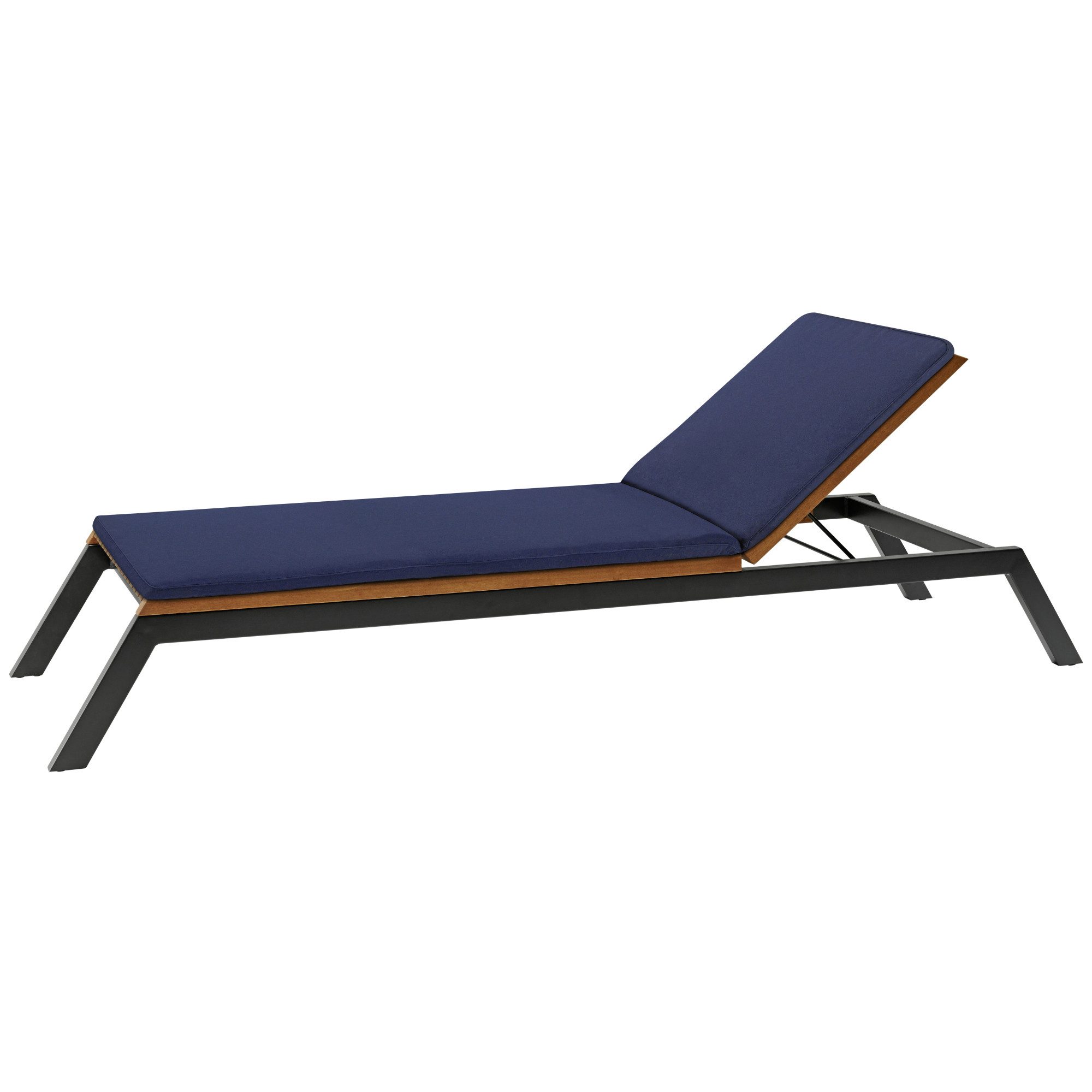 memo Stuhl Auflage Sassa L8673 Sonnenliege blau