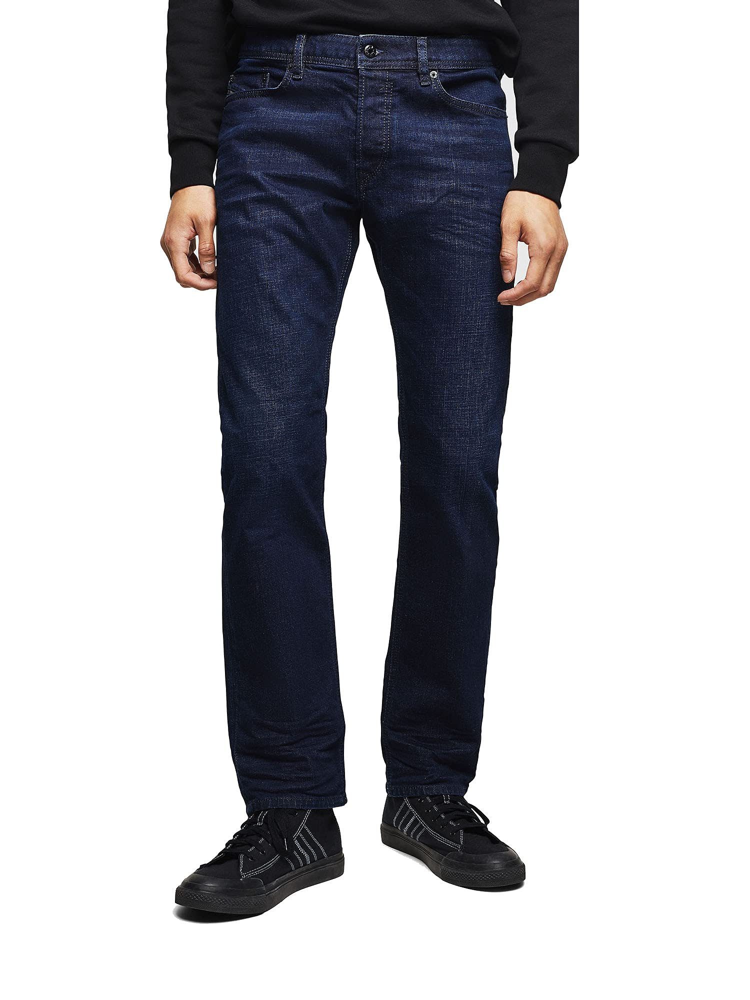 Diesel Straight-Jeans Diesel Herren Jeans Hose Waykee 0860z Regular Straigh günstig online kaufen