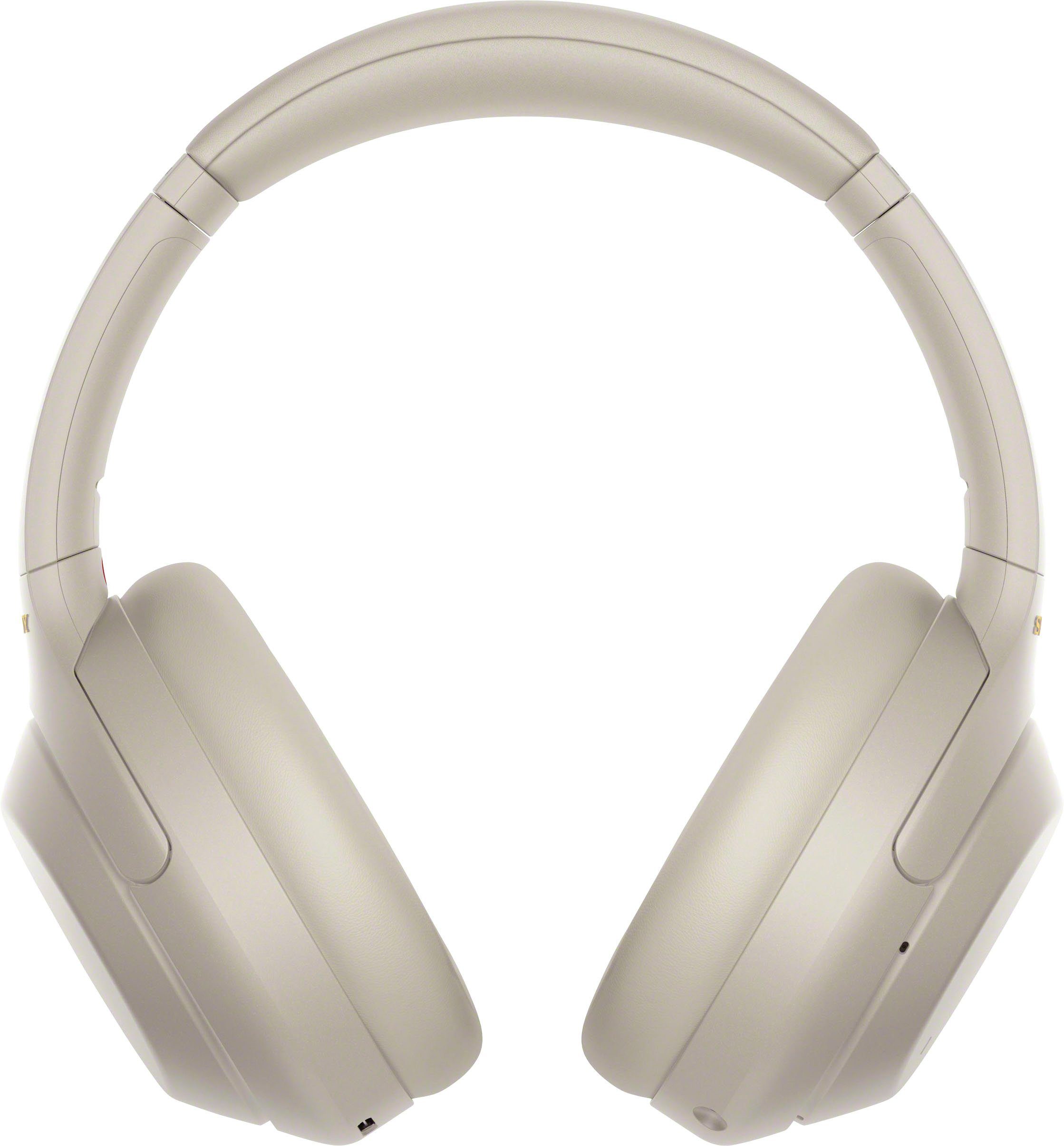 Sony WH-1000XM4 kabelloser NFC, Touch Silber via Bluetooth, NFC, Verbindung Sensor, Over-Ear-Kopfhörer Schnellladefunktion) (Noise-Cancelling, One-Touch