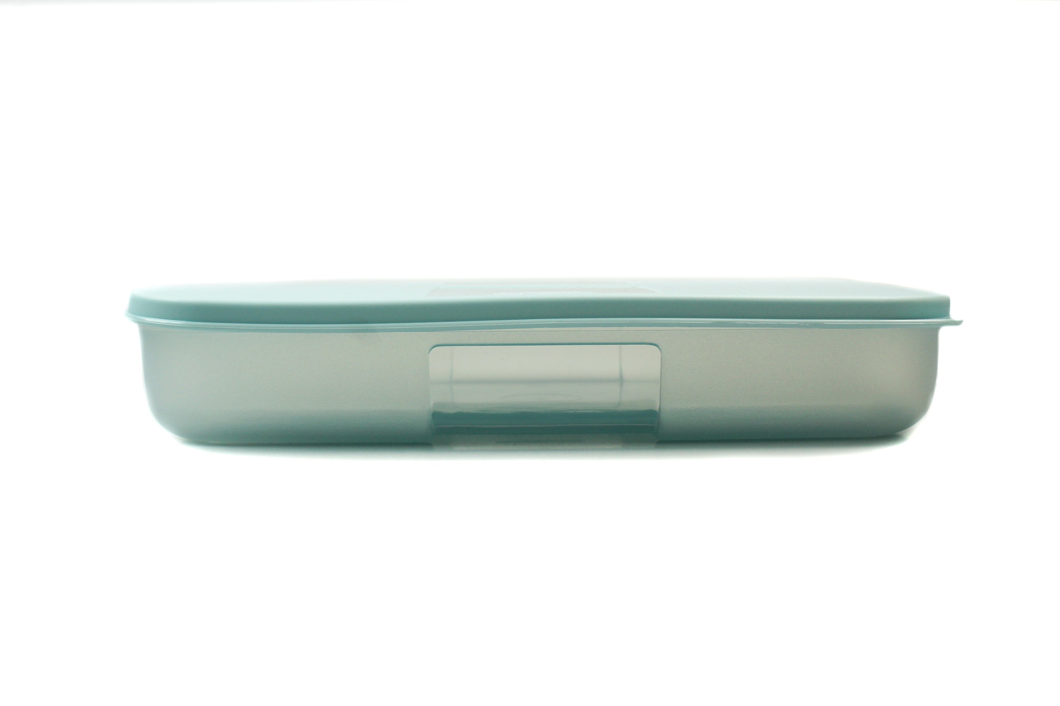 TUPPERWARE Frischhaltedose Kühlschrank System 650 ml hellblau + SPÜLTUCH