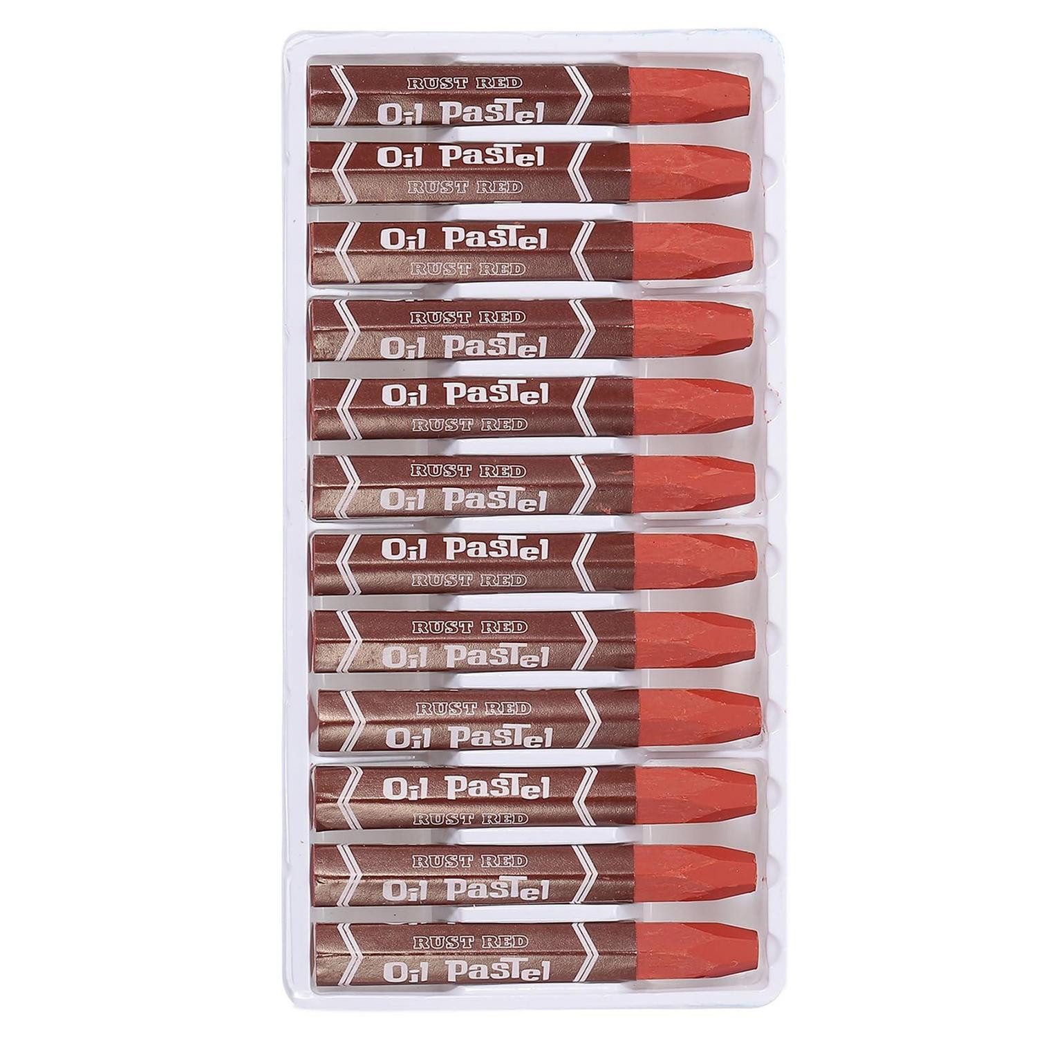 LuxusKollektion Wachsmalstift Ölpastell Braun 12 Stk