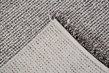 Wollteppich Lasse, LUXOR living, rechteckig, Höhe: 18 mm, Handweb Teppich, reine Wolle, handgewebt, meliert, mit Fransen