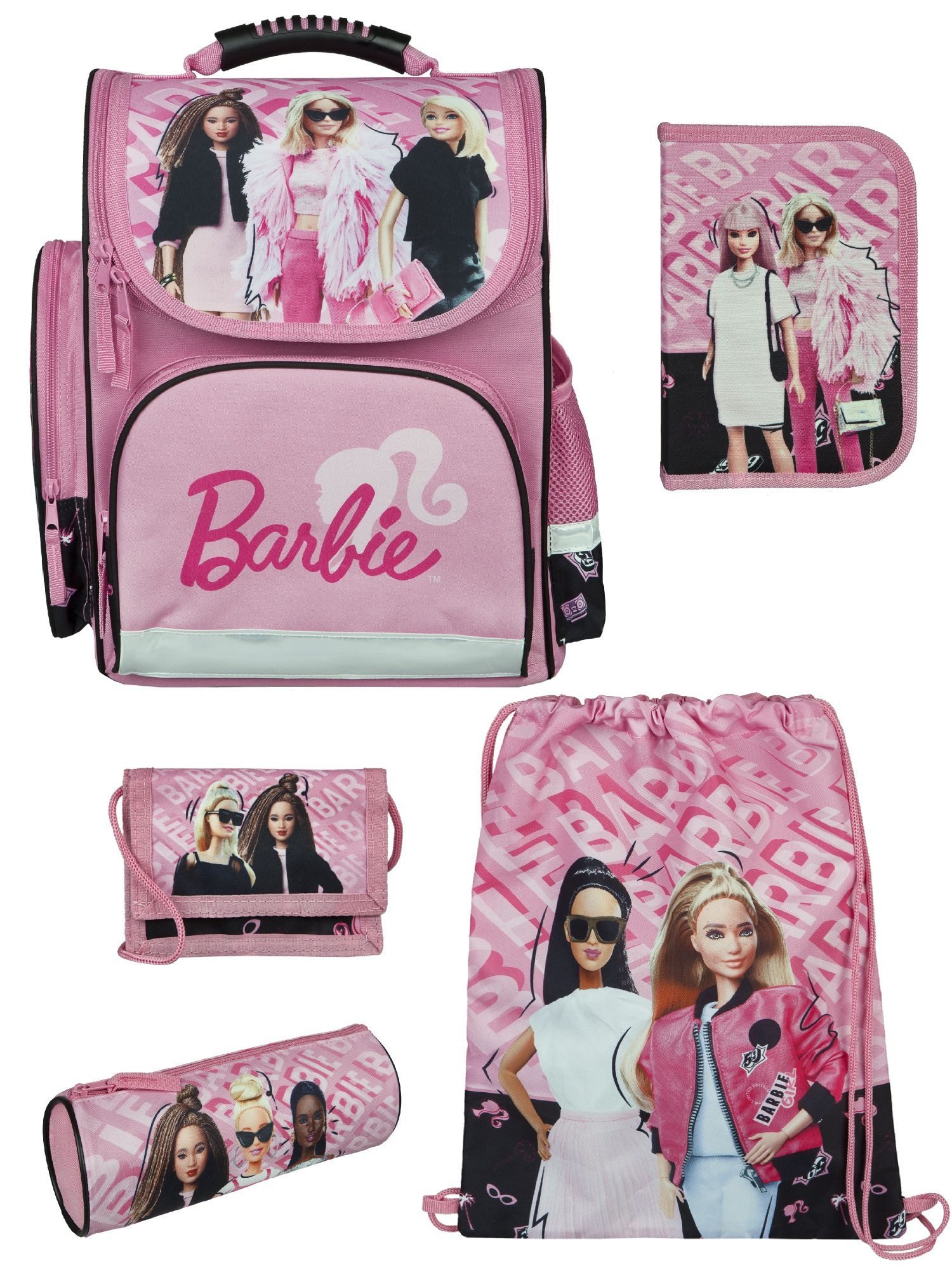 Schulranzen Clou Barbie Schultasche, rosa, ab 1. Klasse