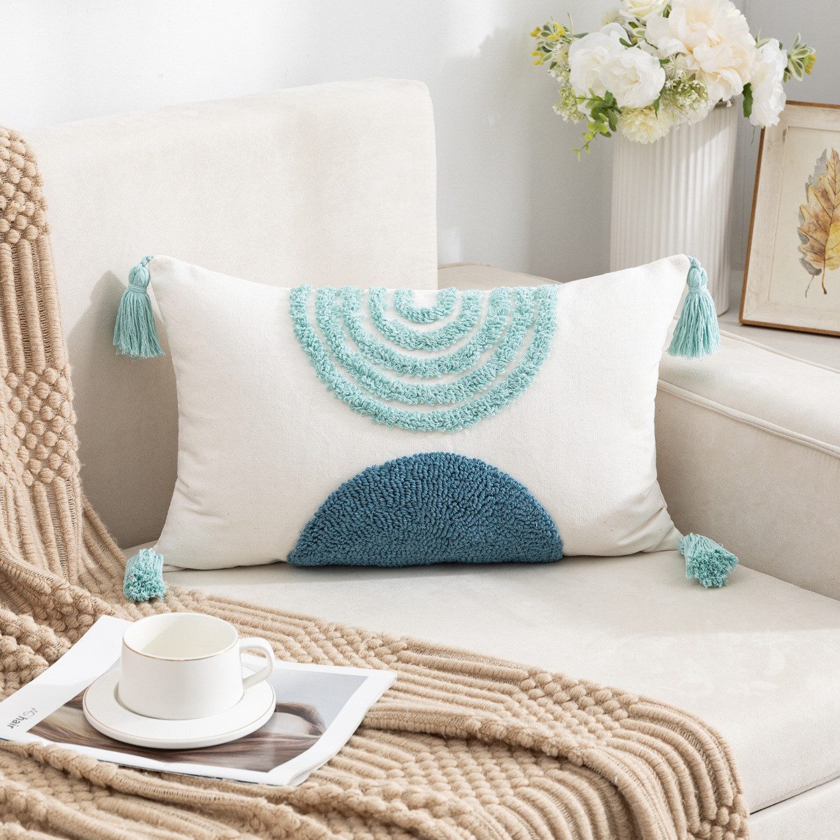 BYSURE Kissenbezug F13WH00115, (1 Stück), Boho günstig online kaufen
