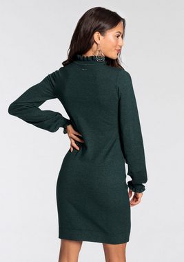 Laura Scott Strickkleid mit femininem Rüschenkragen - NEUE KOLLEKTION