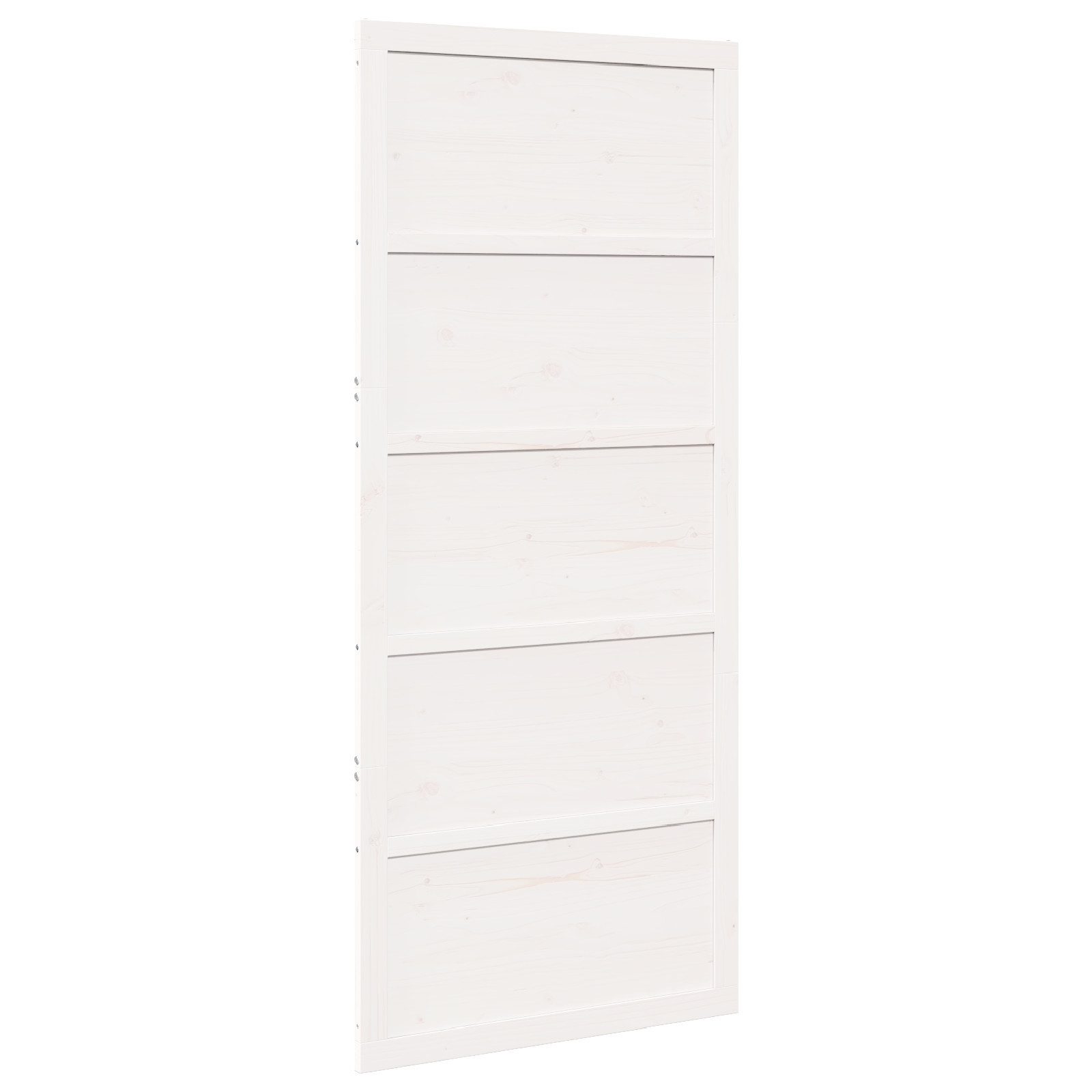 vidaXL Schiebetür Scheunentür Weiß 100x208 cm günstig online kaufen